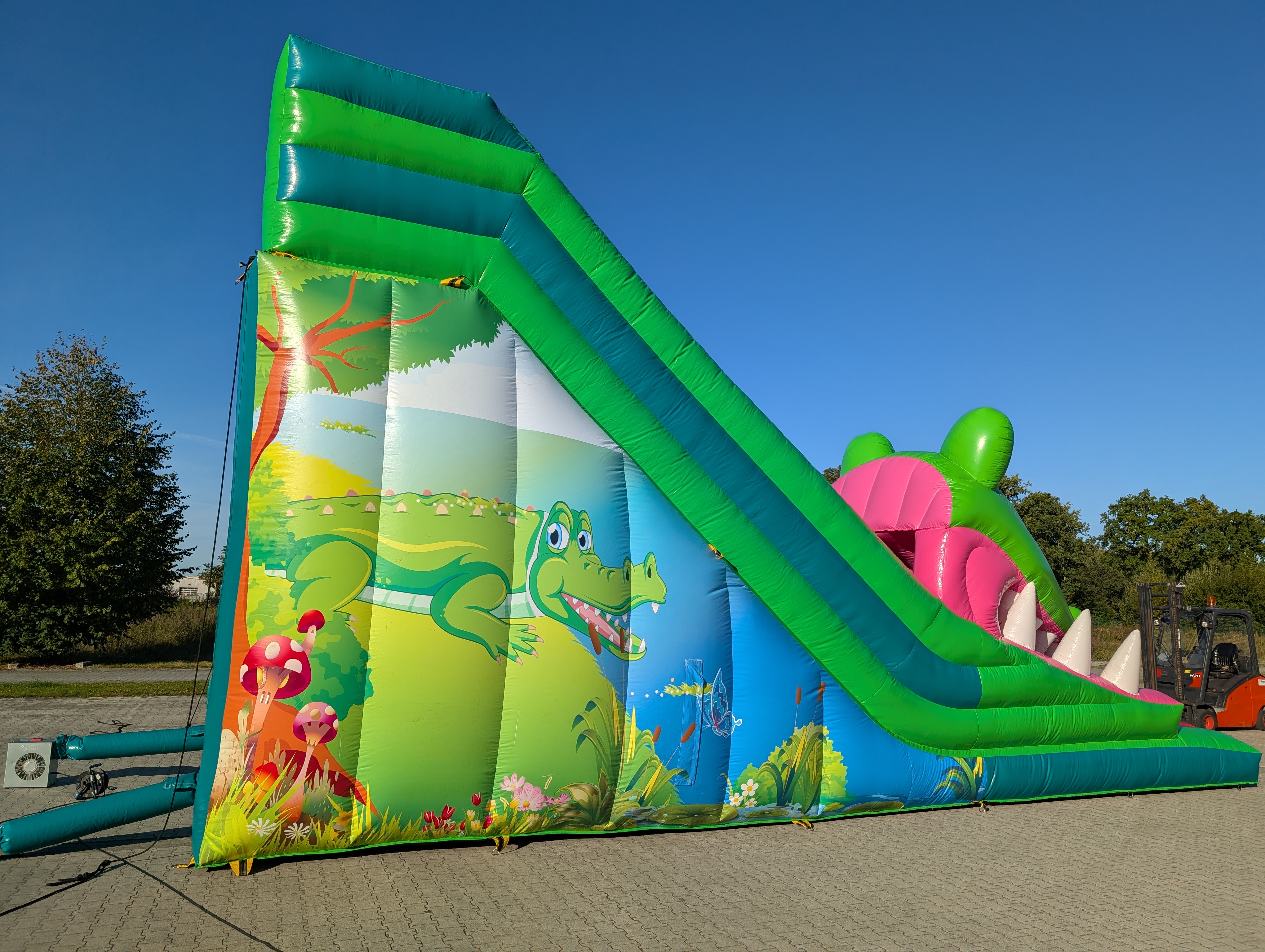 Rutsche 11x4,7 m - Krokodil - gebraucht