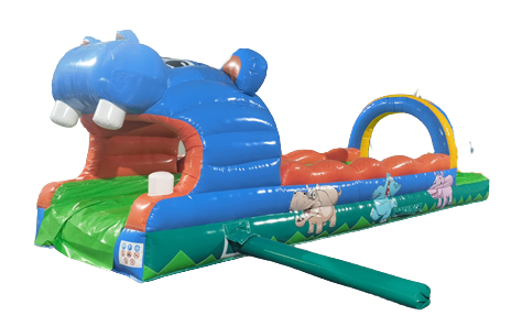 Wasserrutsche mit Pool -  Modell Hippo - 10x2,5 m  