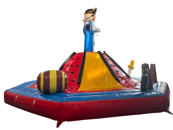 Kletterturm Pirat - 7x7 m - flache Ausführung