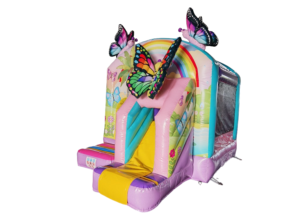 Hüpfburg 3,9x2,8 m - Schmetterling