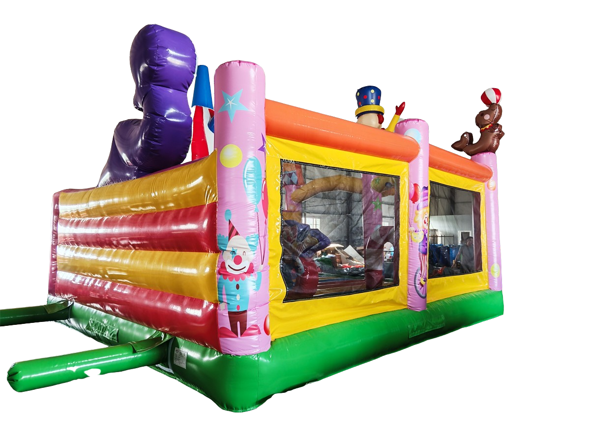 Hüpfburg 6,1x7,4m - Giga Multiplay Zirkus