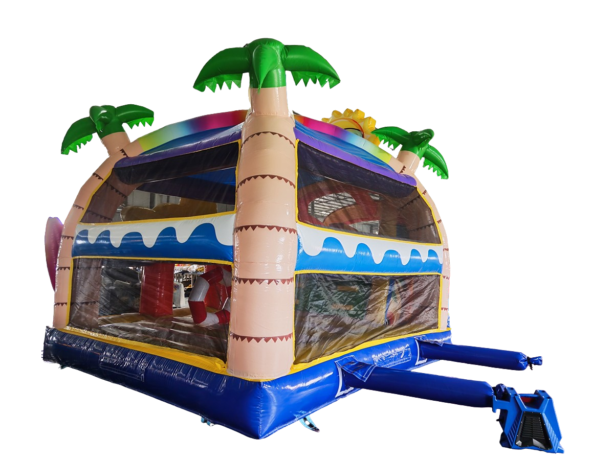 Hüpfburg 5,5x8,4 - Multiplay Beach