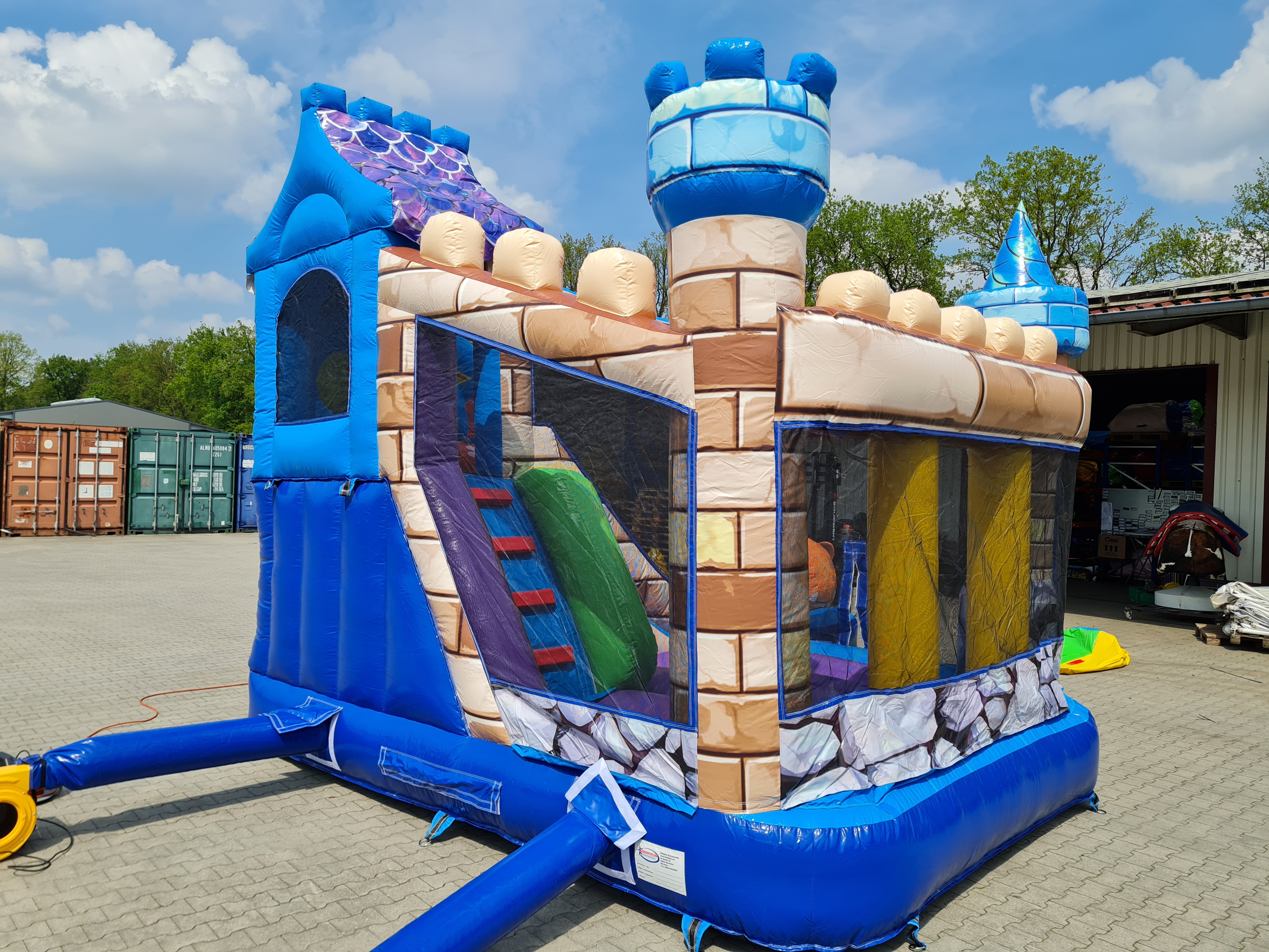 Hüpfburg 5x4,5 m - Modell Drache