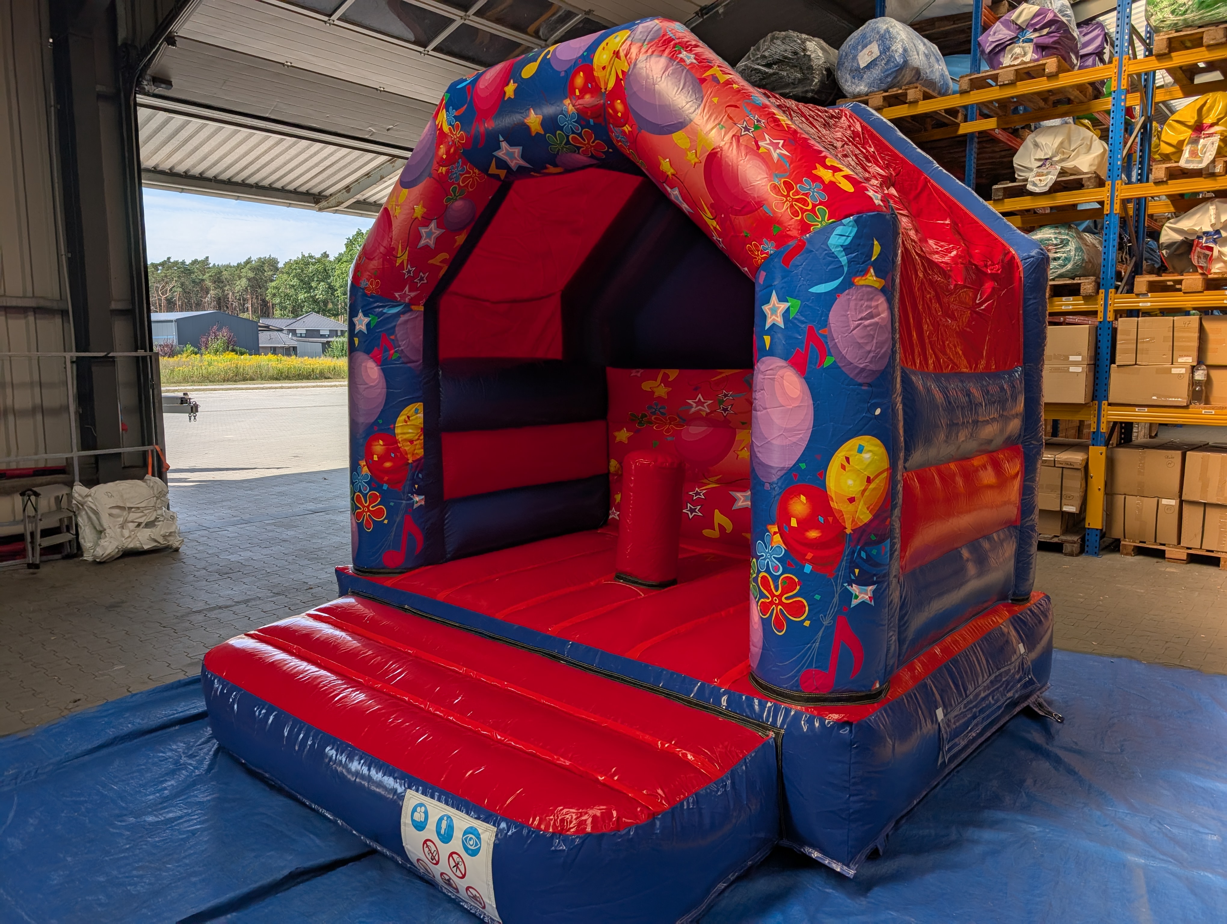 Hüpfburg - Party mit Hindernis - 3x3 m  