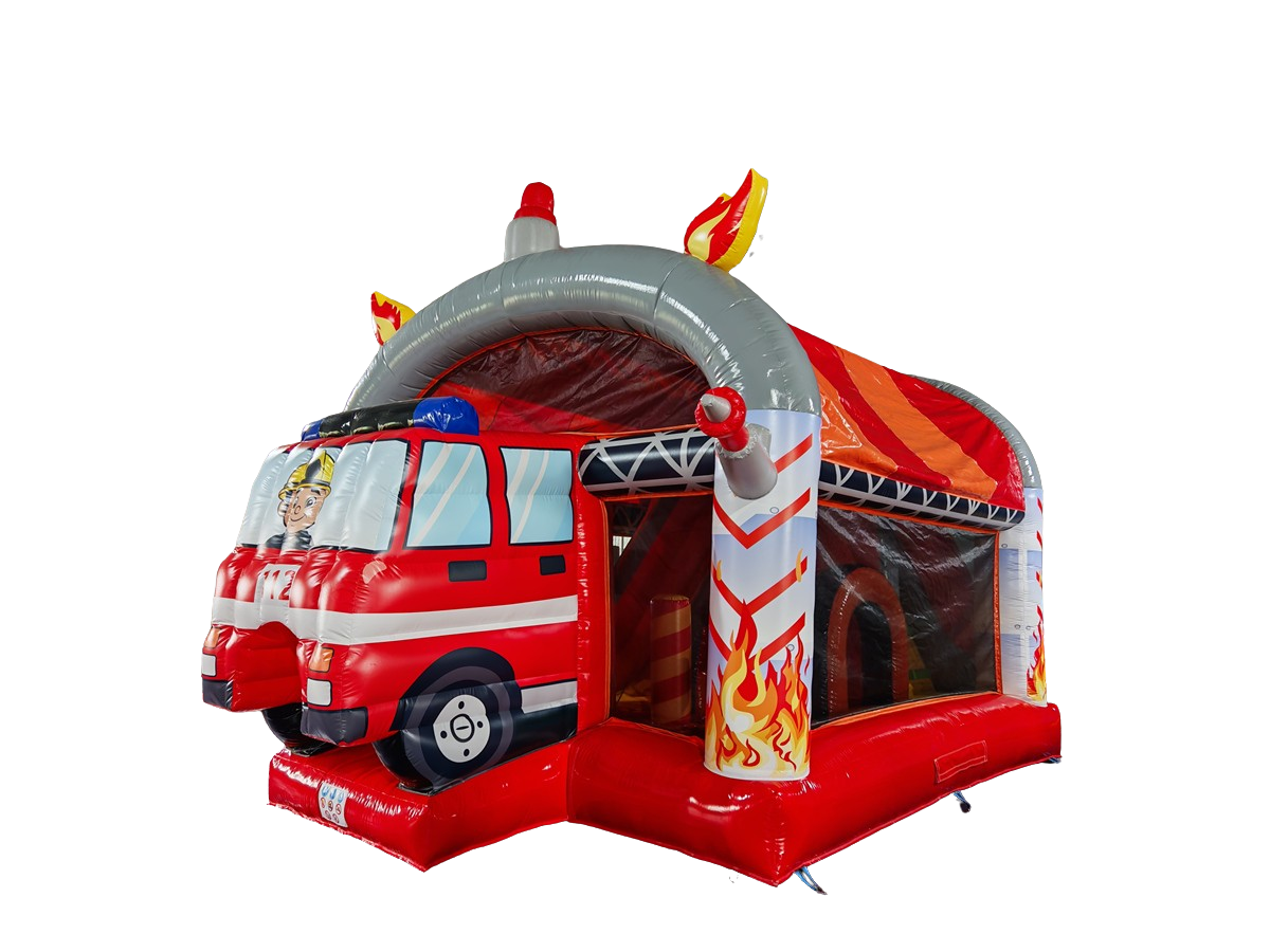 Hüpfburg 5x5 m - Multiplay Feuerwehr