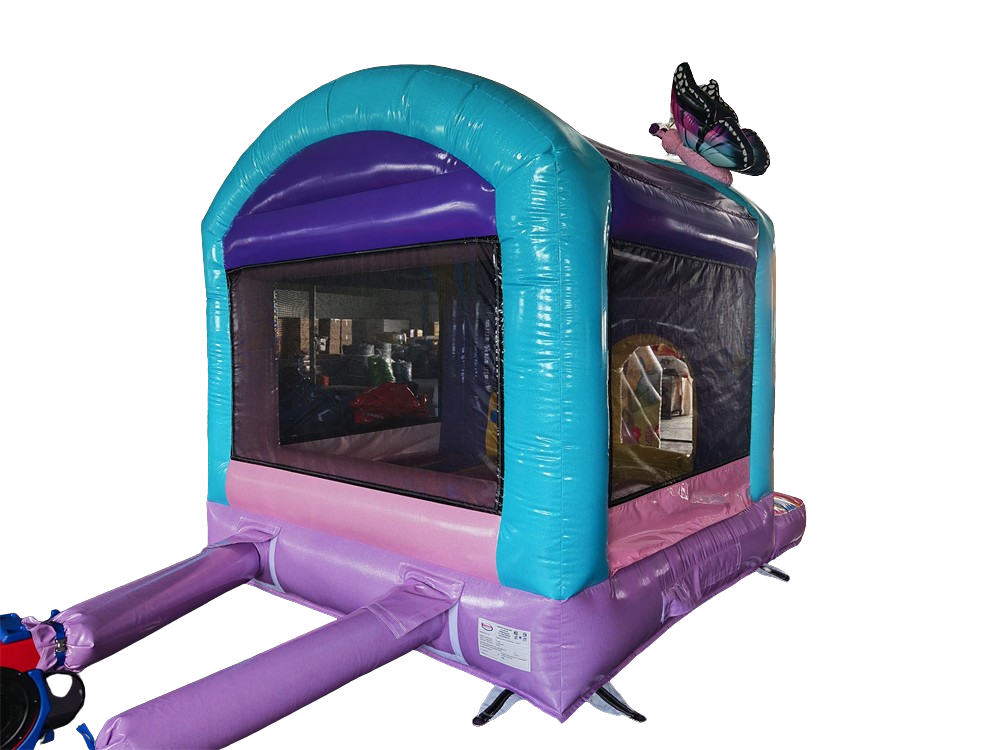 Hüpfburg 3,9x2,8 m - Schmetterling