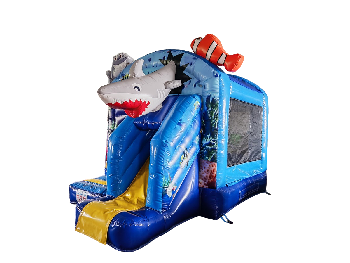 Hüpfburg 3,9x2,8 m - kleine Seaworld