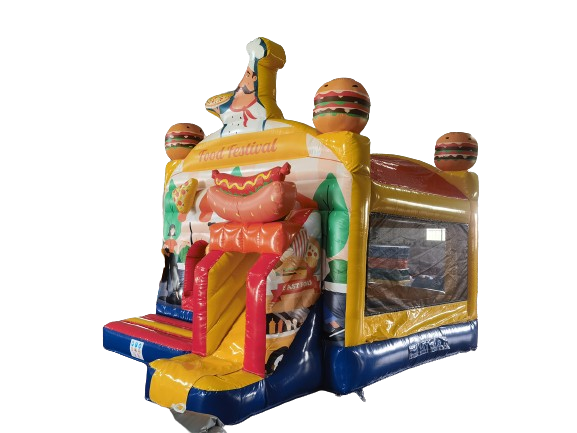 Hüpfburg 4,9x3,8 m - Fast Food