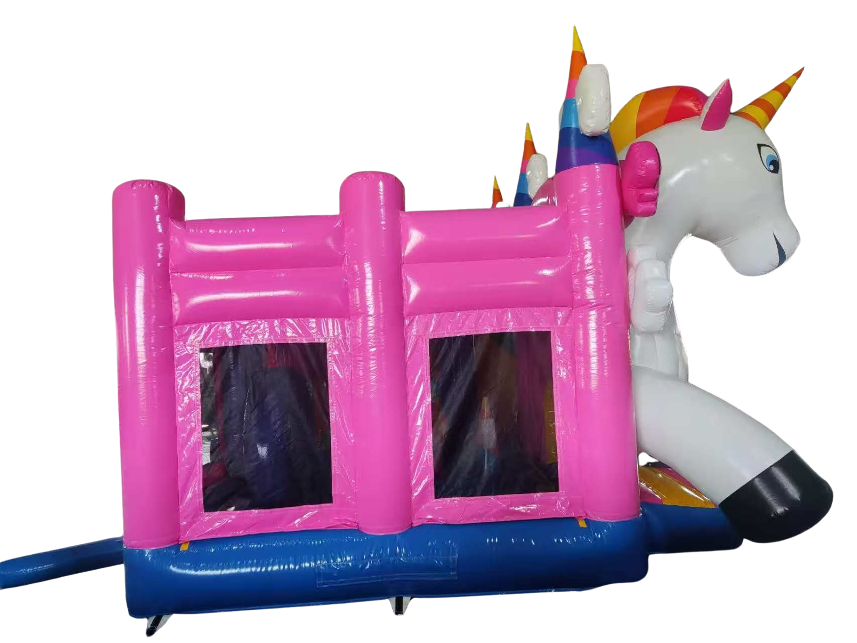 Hüpfburg 5,1x5 m - Multiplay Einhorn