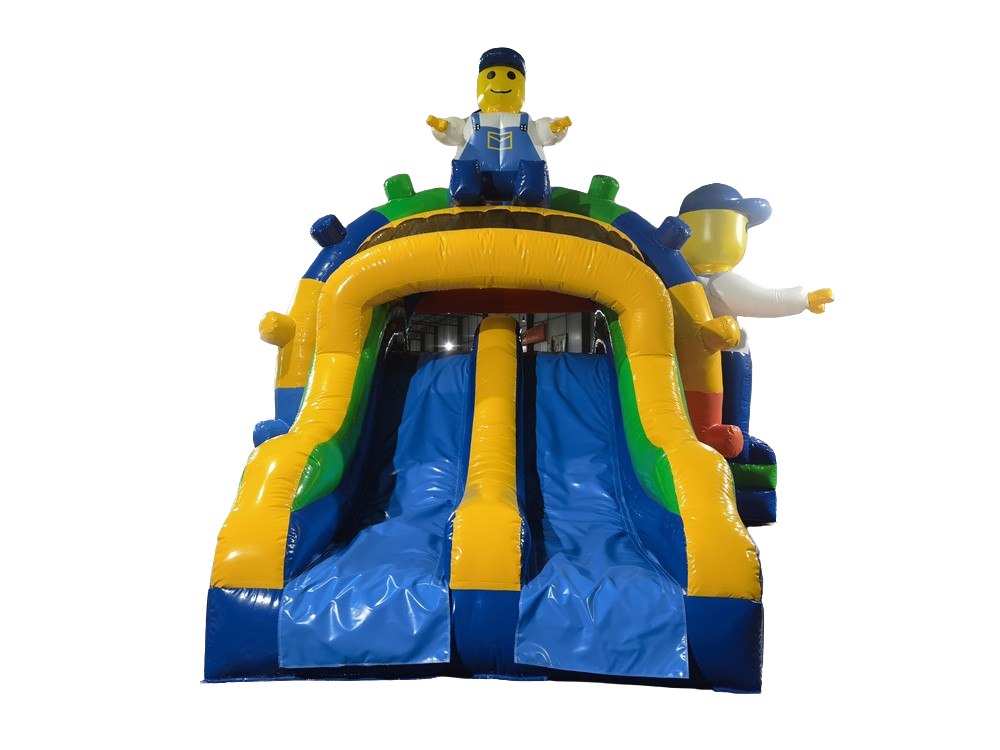 Hüpfburg 5,5x8,4 - Multiplay Bausteine