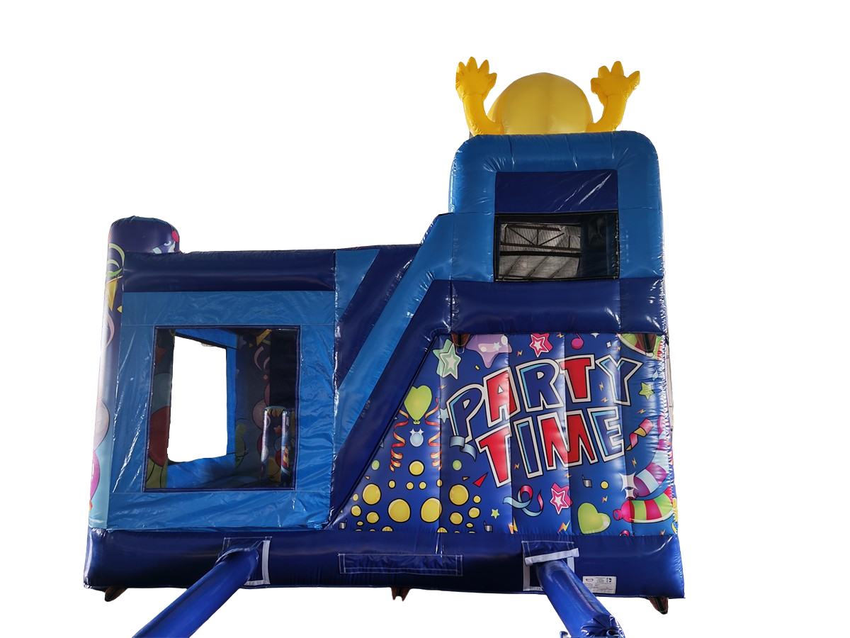Hüpfburg/Multiplay 5x5 m - Party - große Rutsche links