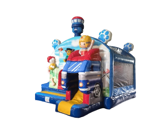 Hüpfburg 4,9x3,8 m - Superhunde