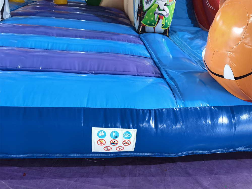 Hüpfburg 5x4,5 m - Modell Drache