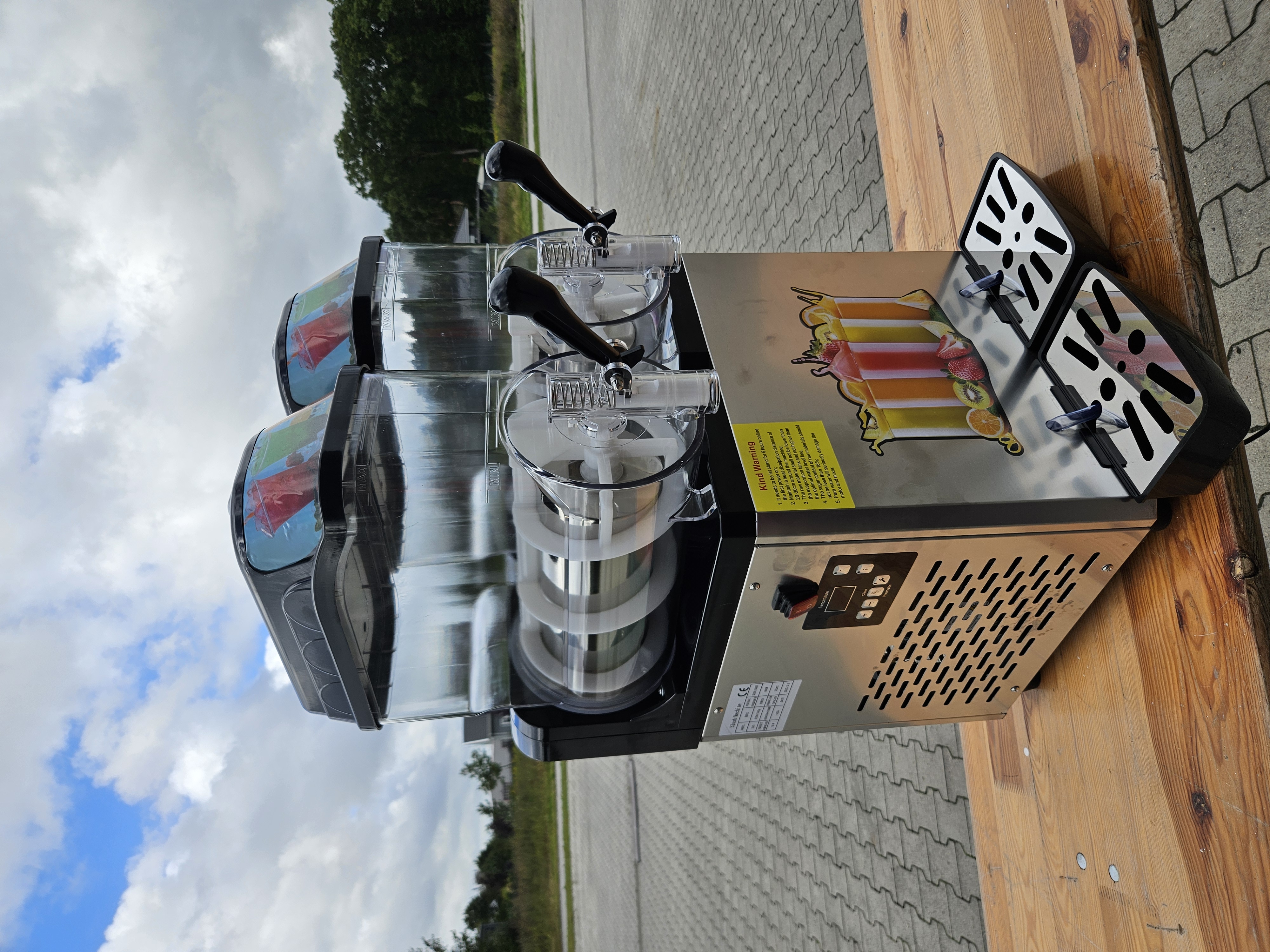 Slush-Eis-Maschine - 2 Behälter - 12 ltr.  