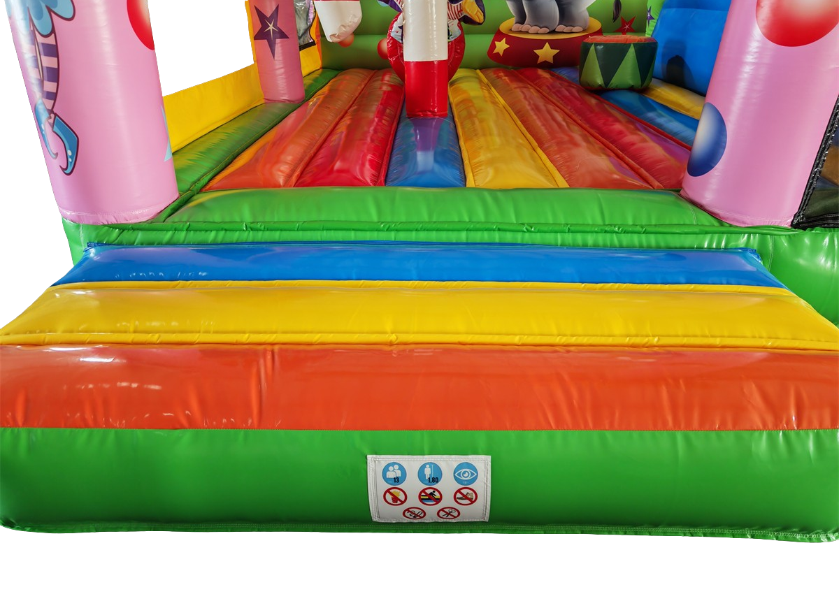 Hüpfburg 6,1x7,4m - Giga Multiplay Zirkus